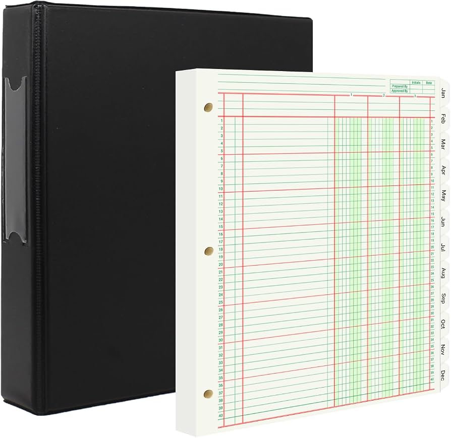 Ayotu 3-Pack Accounting Ledger Notebooks