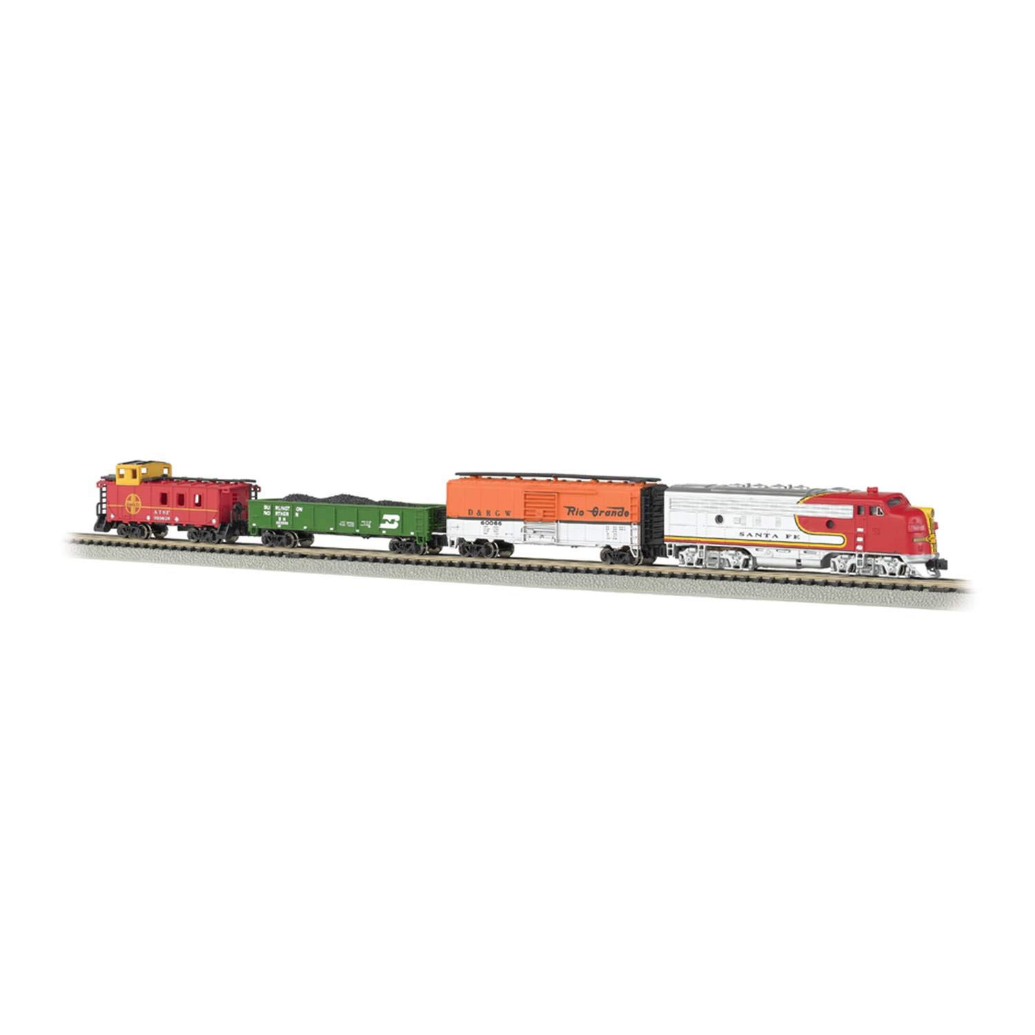 Bachmann Trains Santa Fe Super Chief Ready To Run Electric Train Set, HO Scale