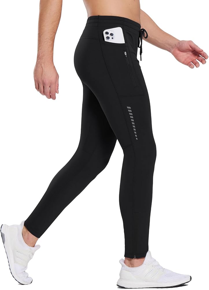 Baleaf Men's Compression Leggings Running Tights