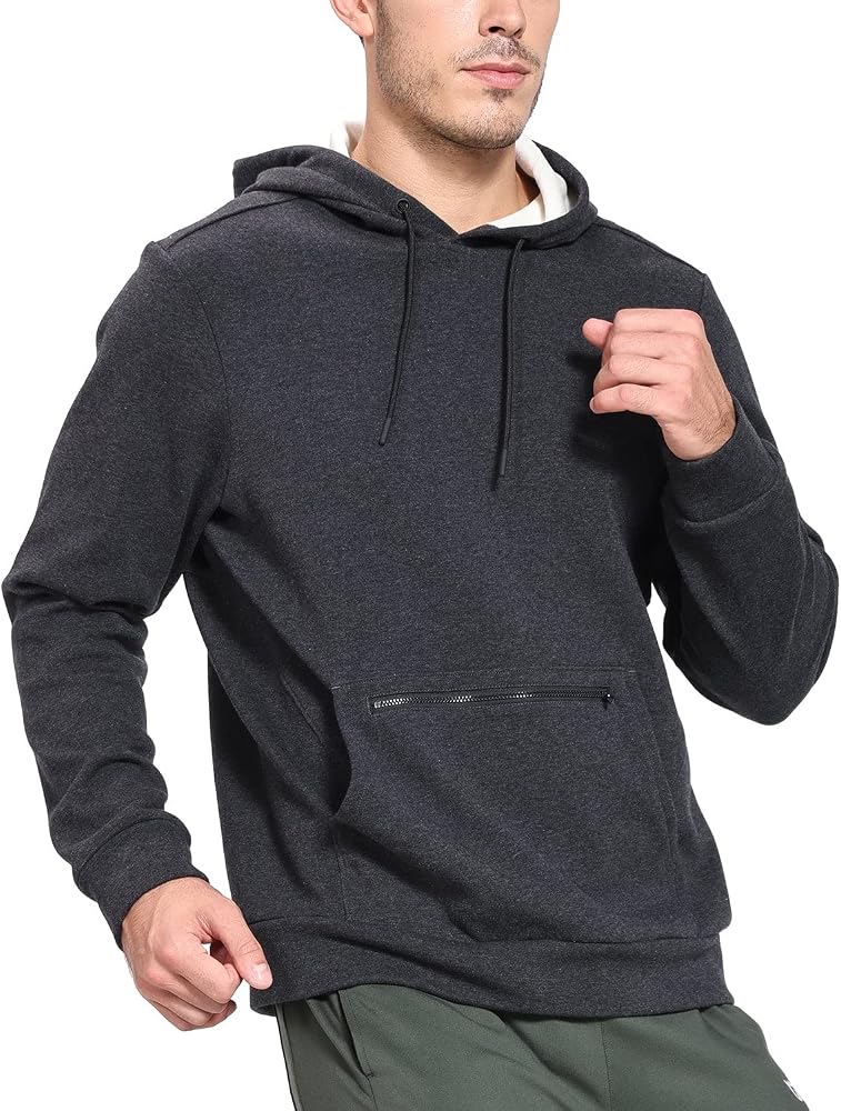 BALEAF Men's Dry Fit Hoodie Sweatshirt (95% Polyester)