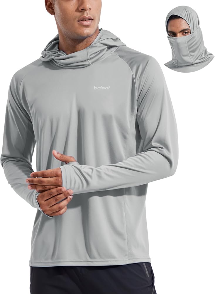 BALEAF Men's Hoodie Sweatshirt Long Sleeve with Thumb Holes