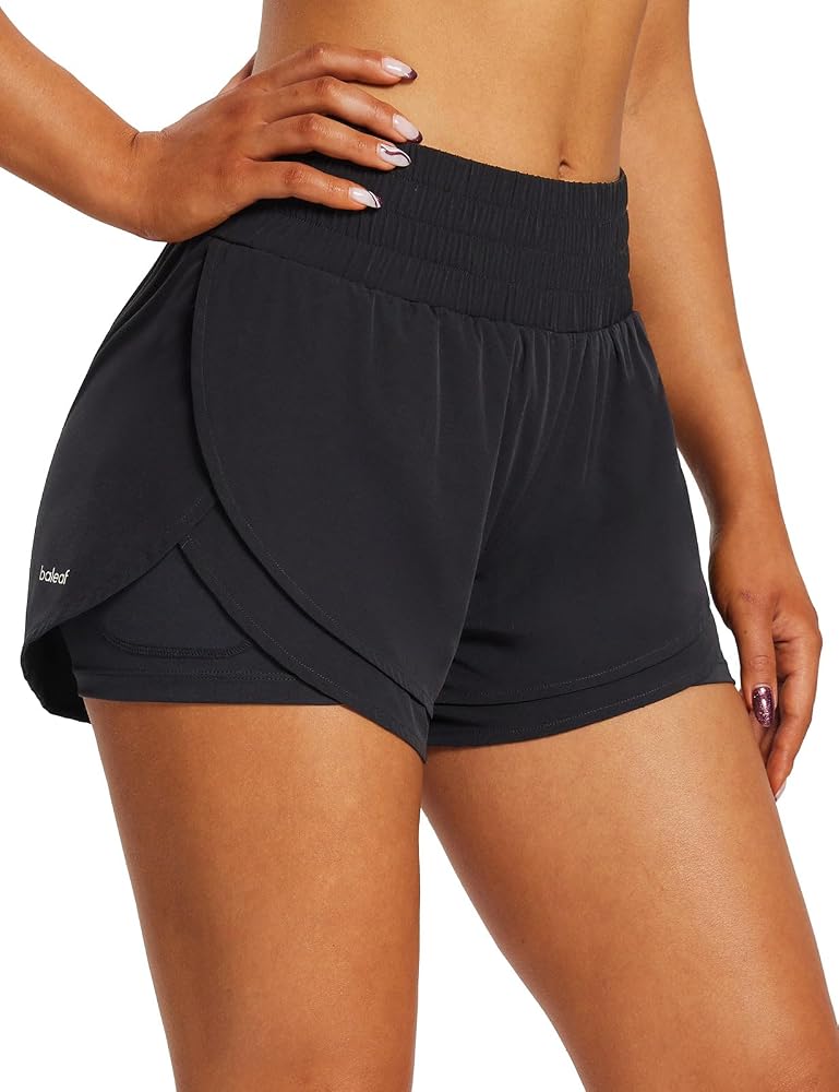 Baleaf Women's 2 in 1 Running Skorts