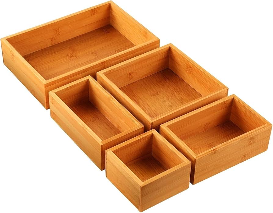 Bamboo Desk Organizer by Pipishell