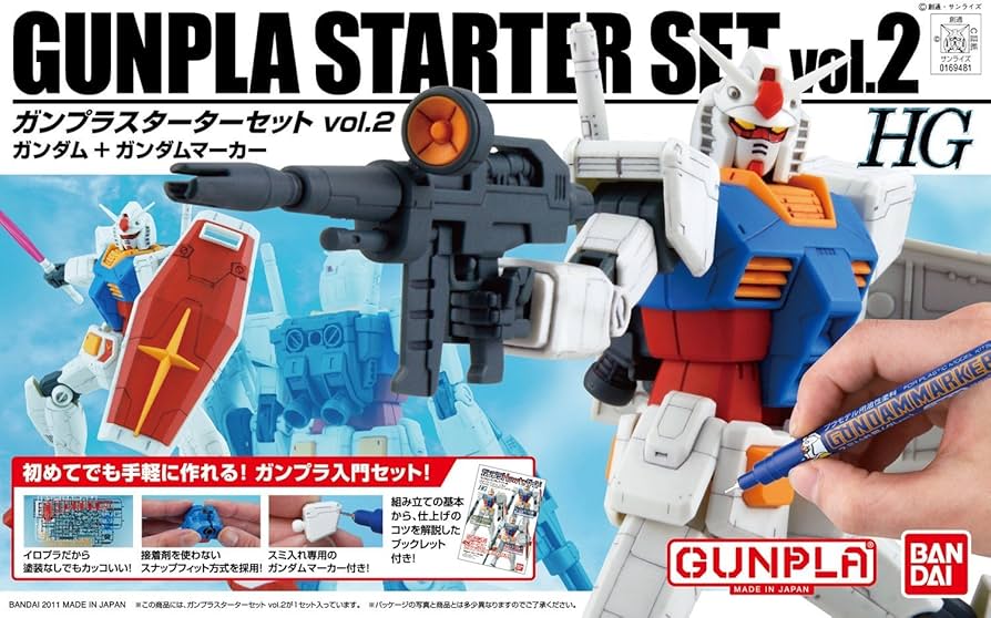 Bandai 1/72 HG Gundam Starter Model Kit