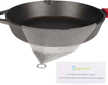 Bannock Cast Iron Chainmail Scrubber