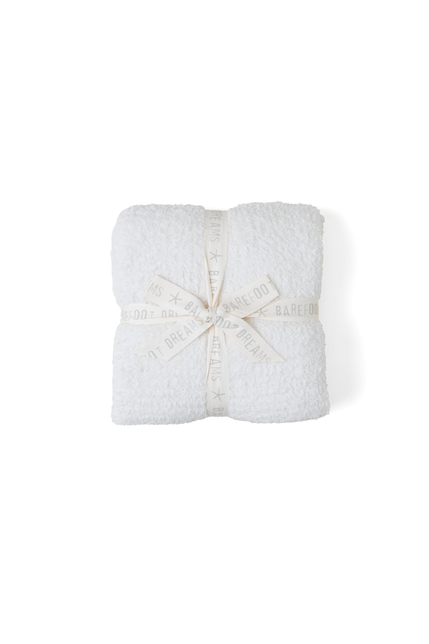 Barefoot Dreams CozyChic Classic Throw Blanket, Ivory