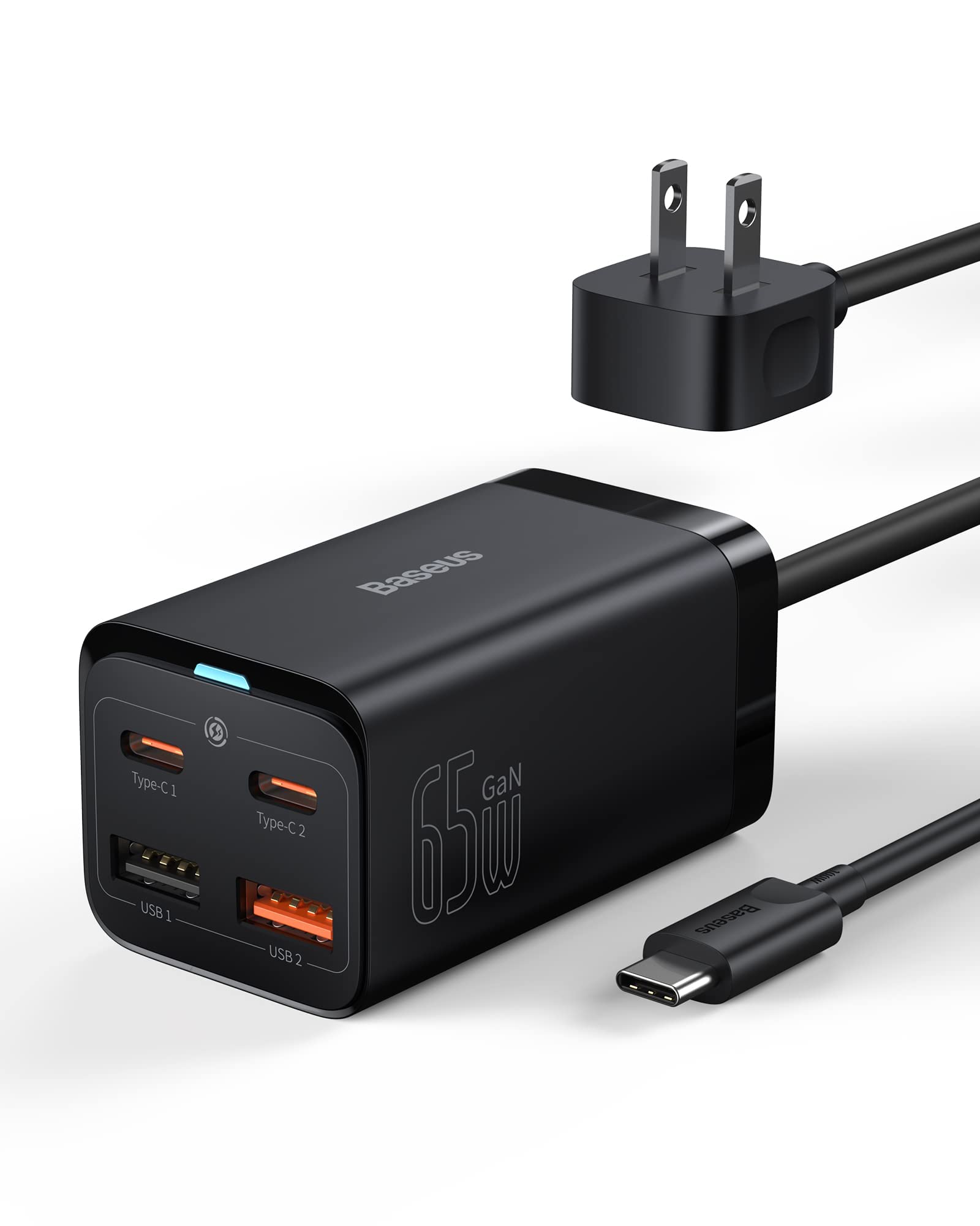 Baseus 65W GaN Charger Block with Multiple Ports