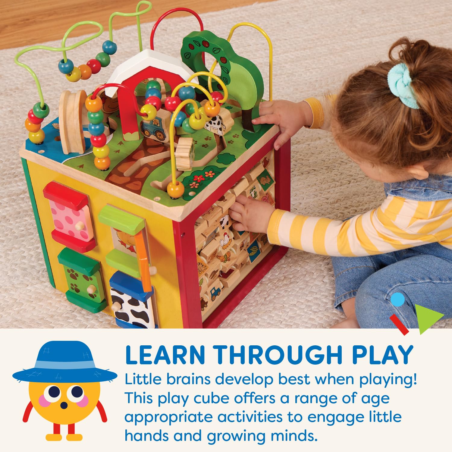Battat Wooden Discovery Cube