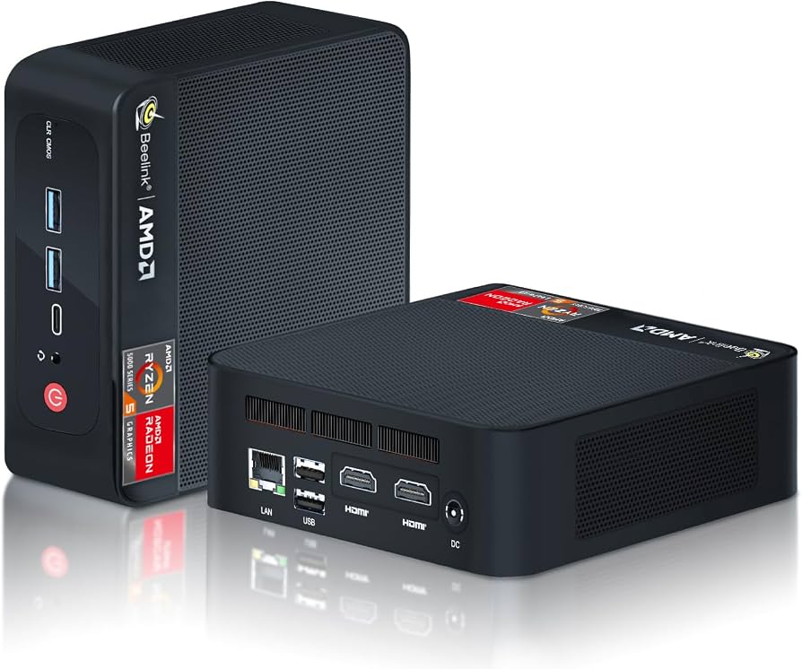 Beelink SER5 AMD Ryzen 5 5560U Mini PC 16GB RAM 500GB SSD