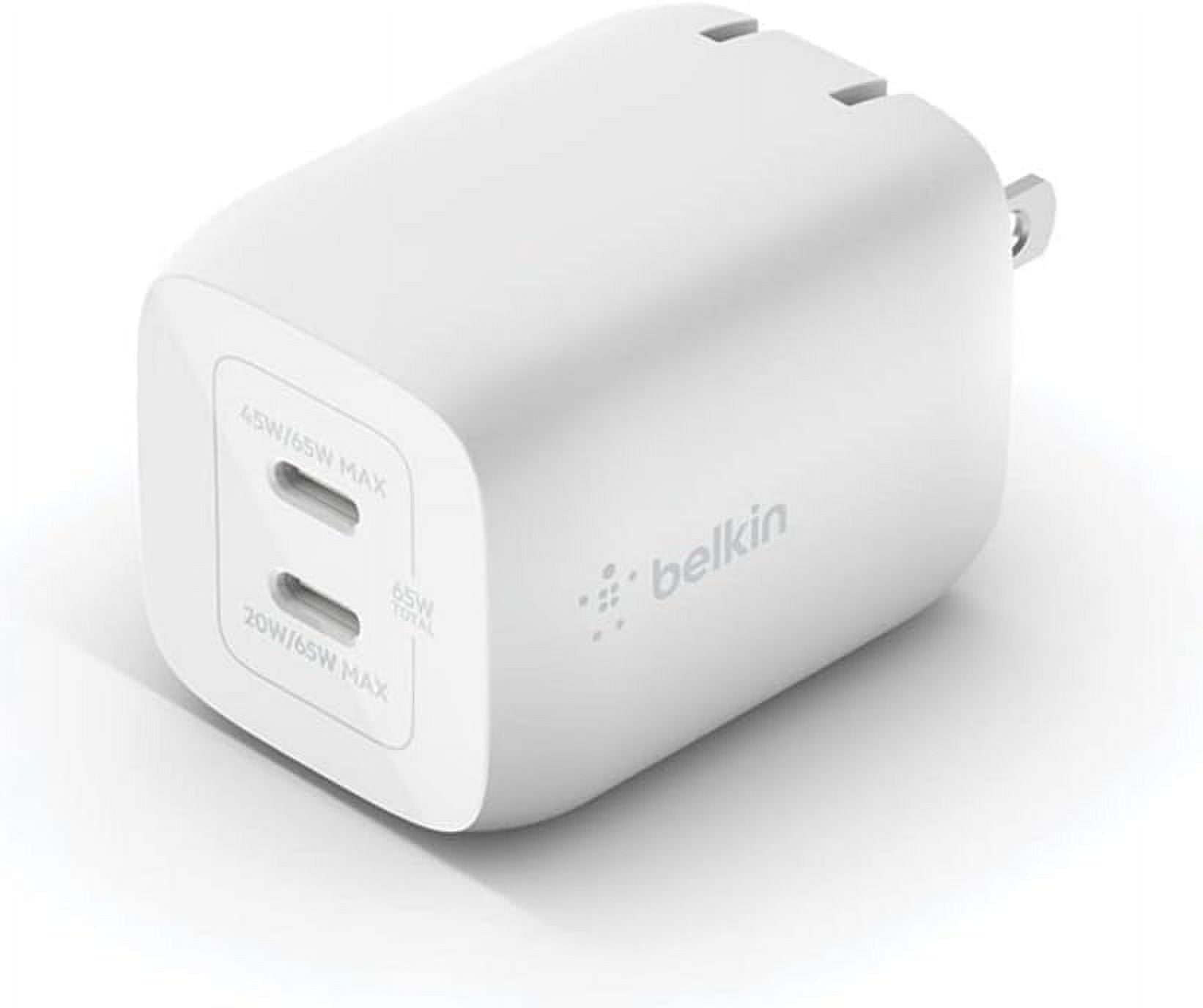 Belkin BoostCharge Pro 65W Dual USB-C GaN Charger