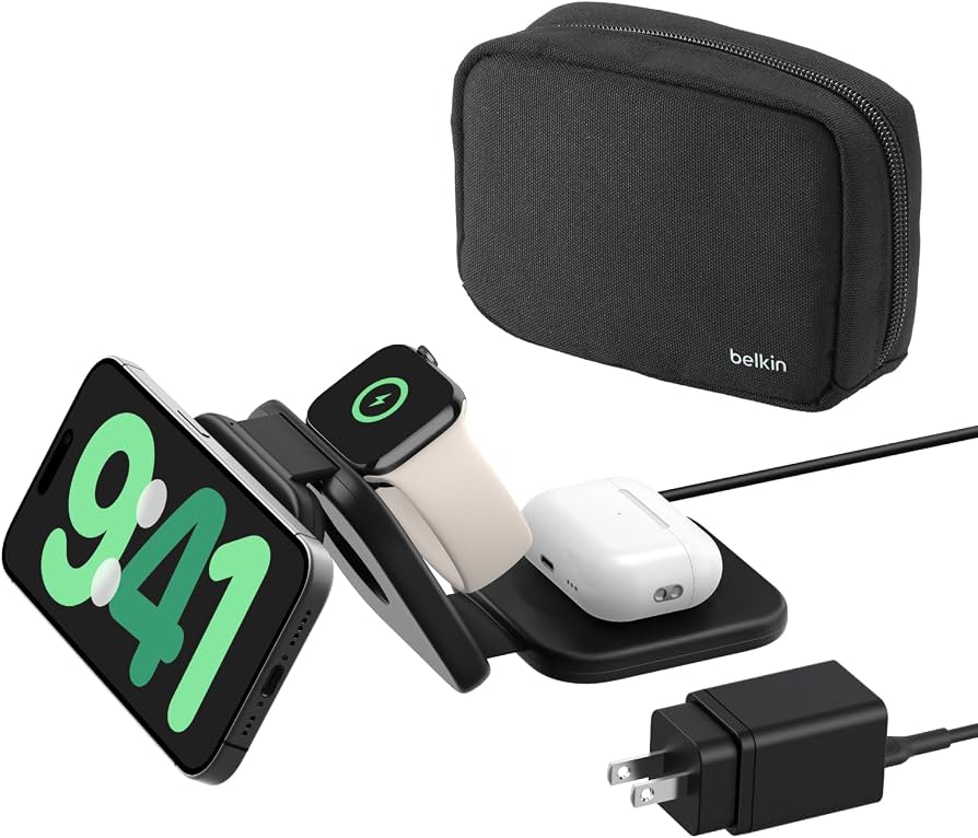 Belkin BoostCharge Pro MagSafe 3-in-1 Wireless Charger