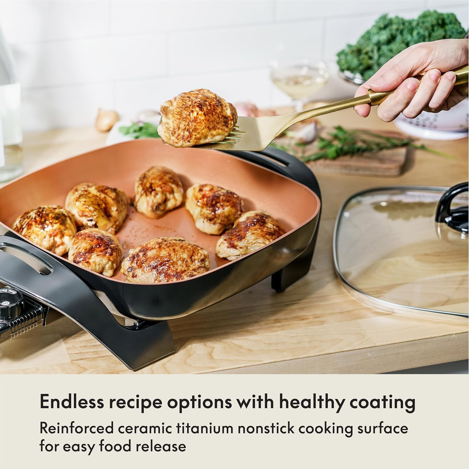 Bella Electric Ceramic Skillet 12-Inch