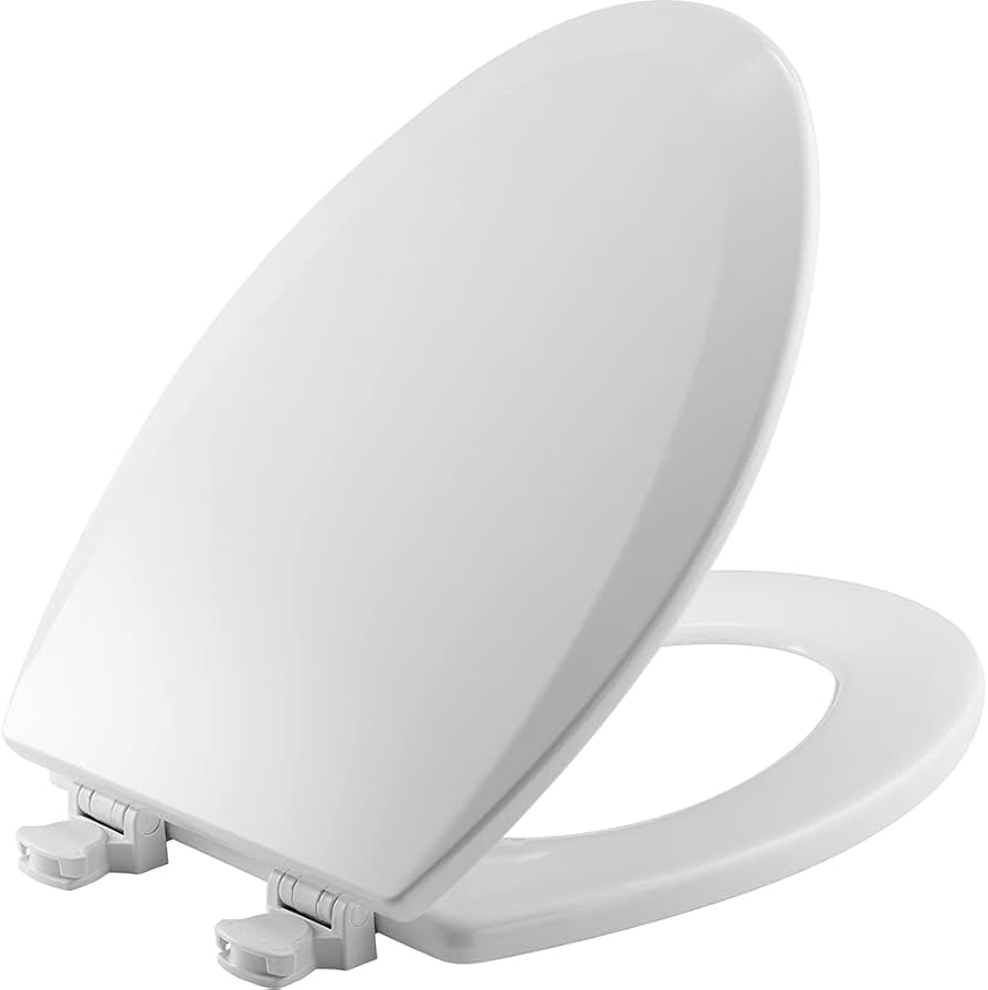 BEMIS 1550EC 001 Elongated Molded Wood Slow Close Toilet Seat