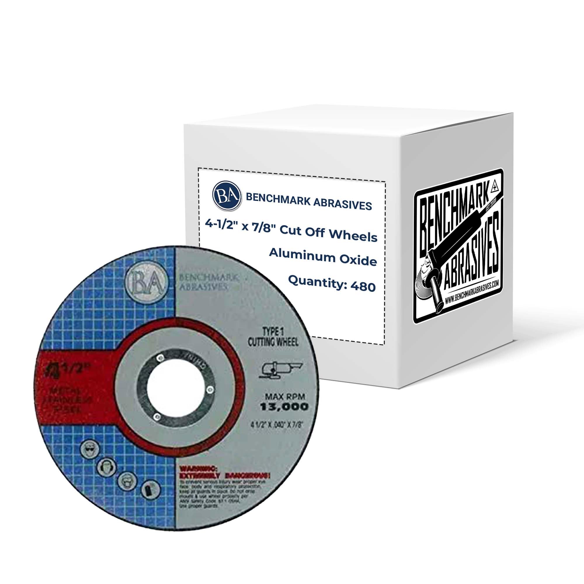Benchmark Abrasives 4.5" Aluminum Cutting Wheels (25 Pack)