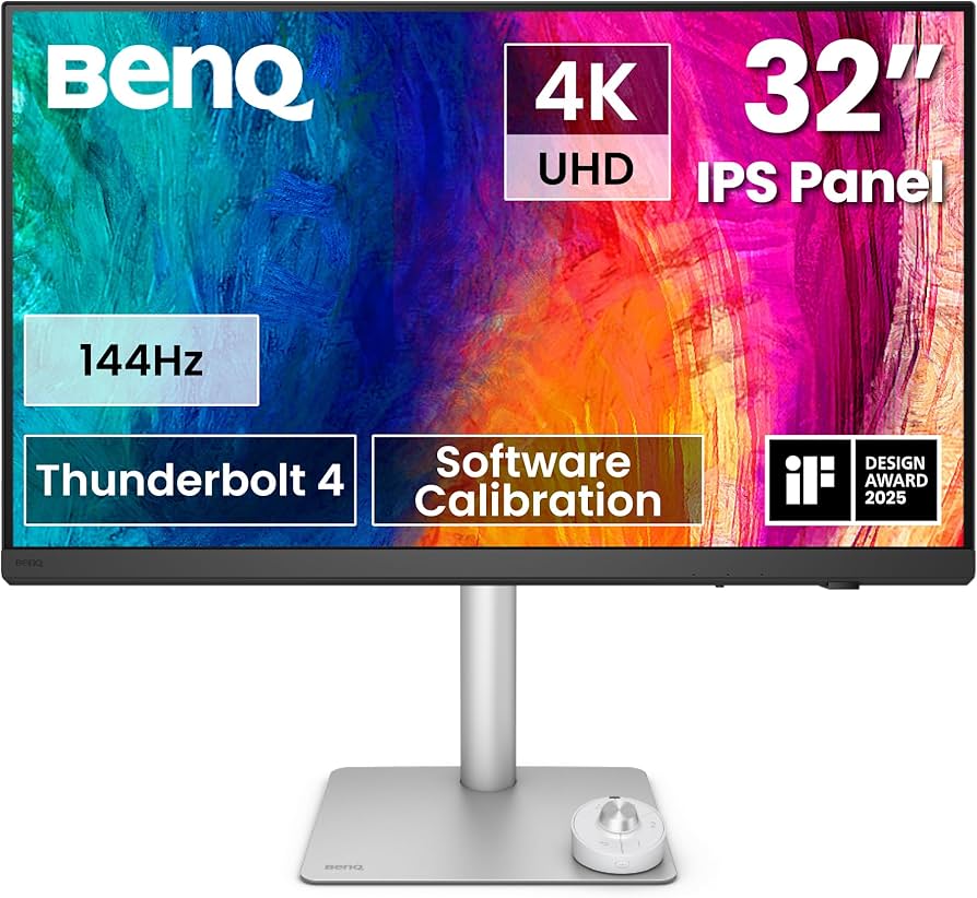 BenQ PD3226G 32-inch 4K 144Hz Thunderbolt 4 Designer Monitor