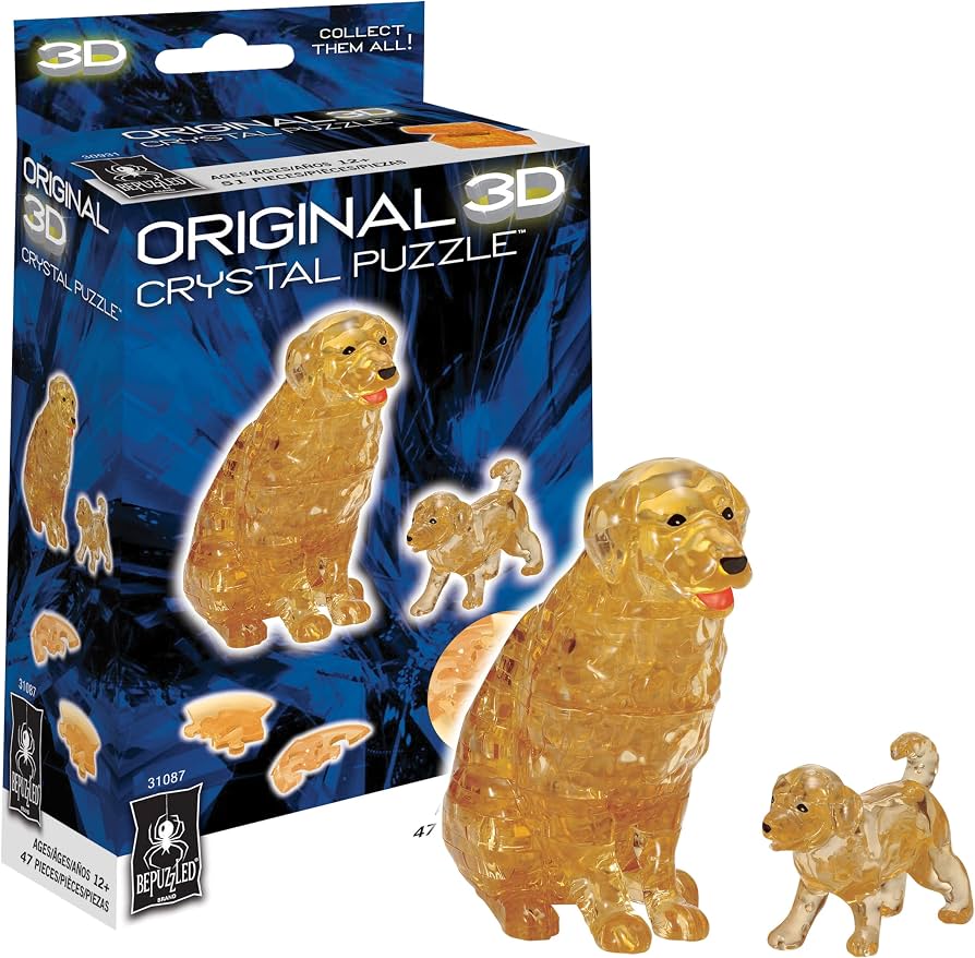 Bepuzzled 3D Crystal Puzzle Dog (ASIN: B000J0TULG)