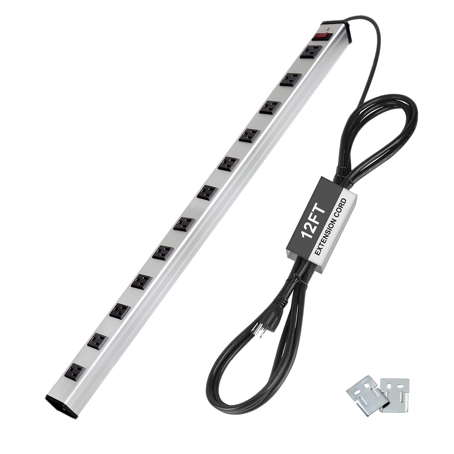 BESTTEN 12 Outlet Heavy Duty Power Strip