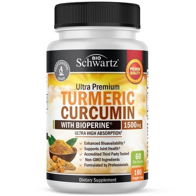 BioSchwartz Turmeric Curcumin with BioPerine