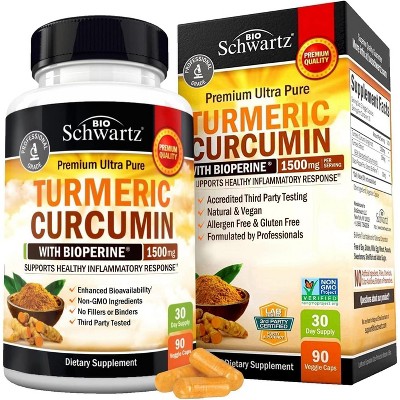 BioSchwartz Turmeric Curcumin with BioPerine