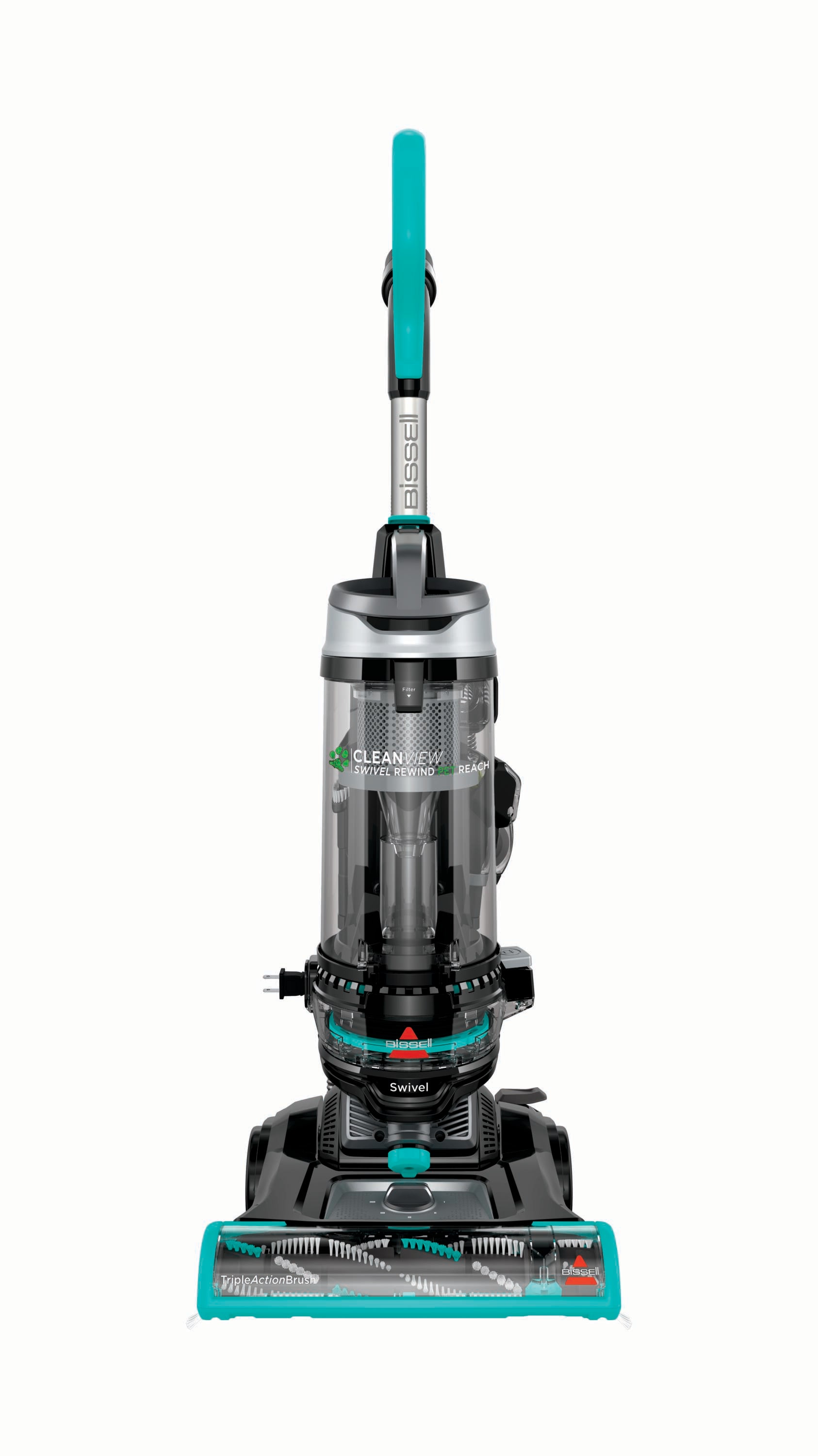 Bissell CleanView Swivel Pet Rewind+ Upright Vacuum 3197A
