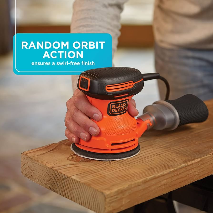 BLACK+DECKER BDERO100 5-Inch Random Orbit Sander