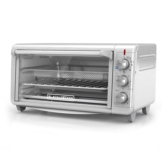 Black+Decker TO3265XSS 8-Slice Toaster Oven with Pizza Mode