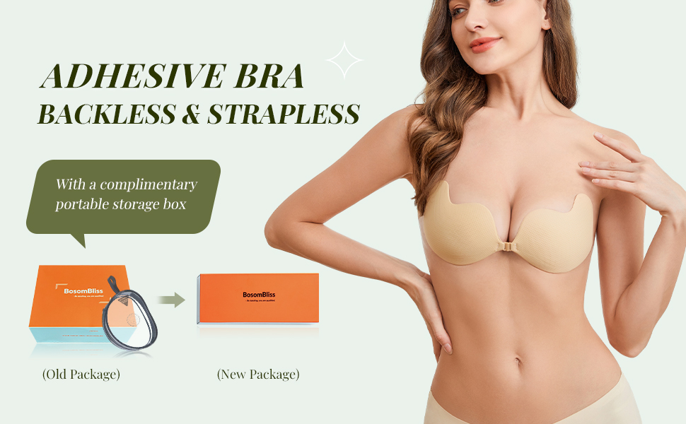 BLISS Reusable Push Up Adhesive Bra