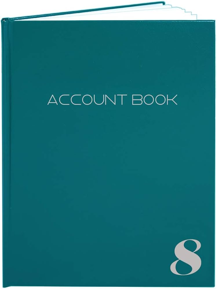 Blue Summit Supplies 8 Column Accounting Ledger Notebook (112 Pages)