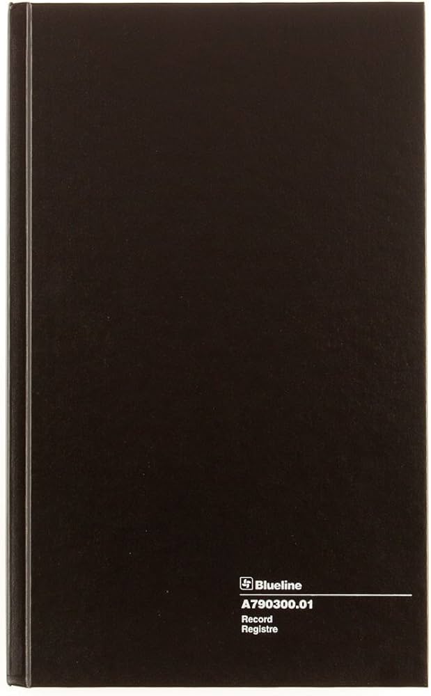 Blueline Choice Single Entry Ledger Book