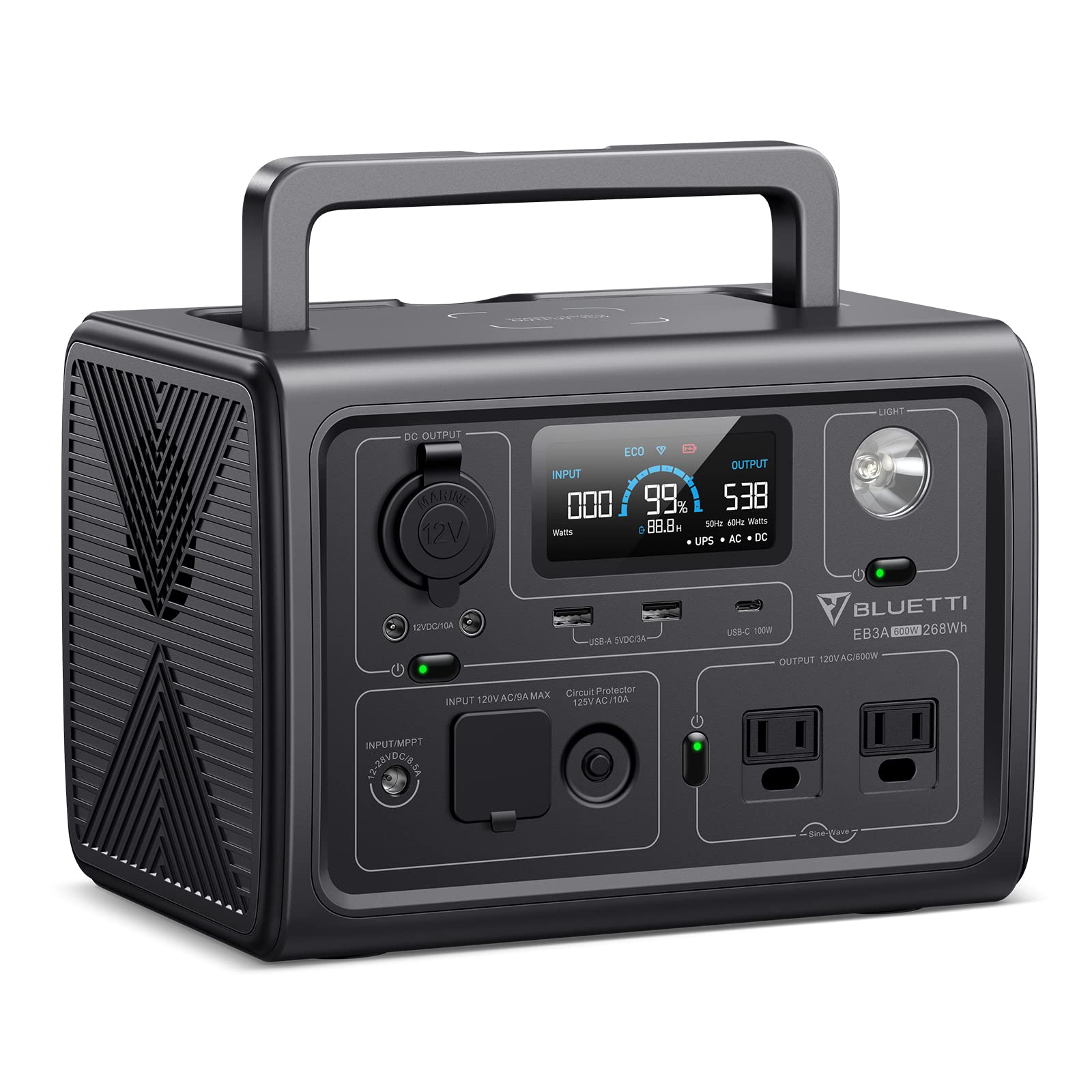 Bluetti EB3A Portable Power Station