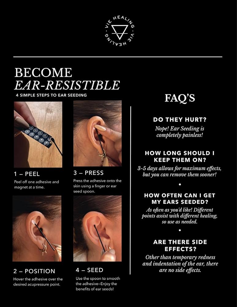 Body Back Company Acupressure Ear Seed Kit