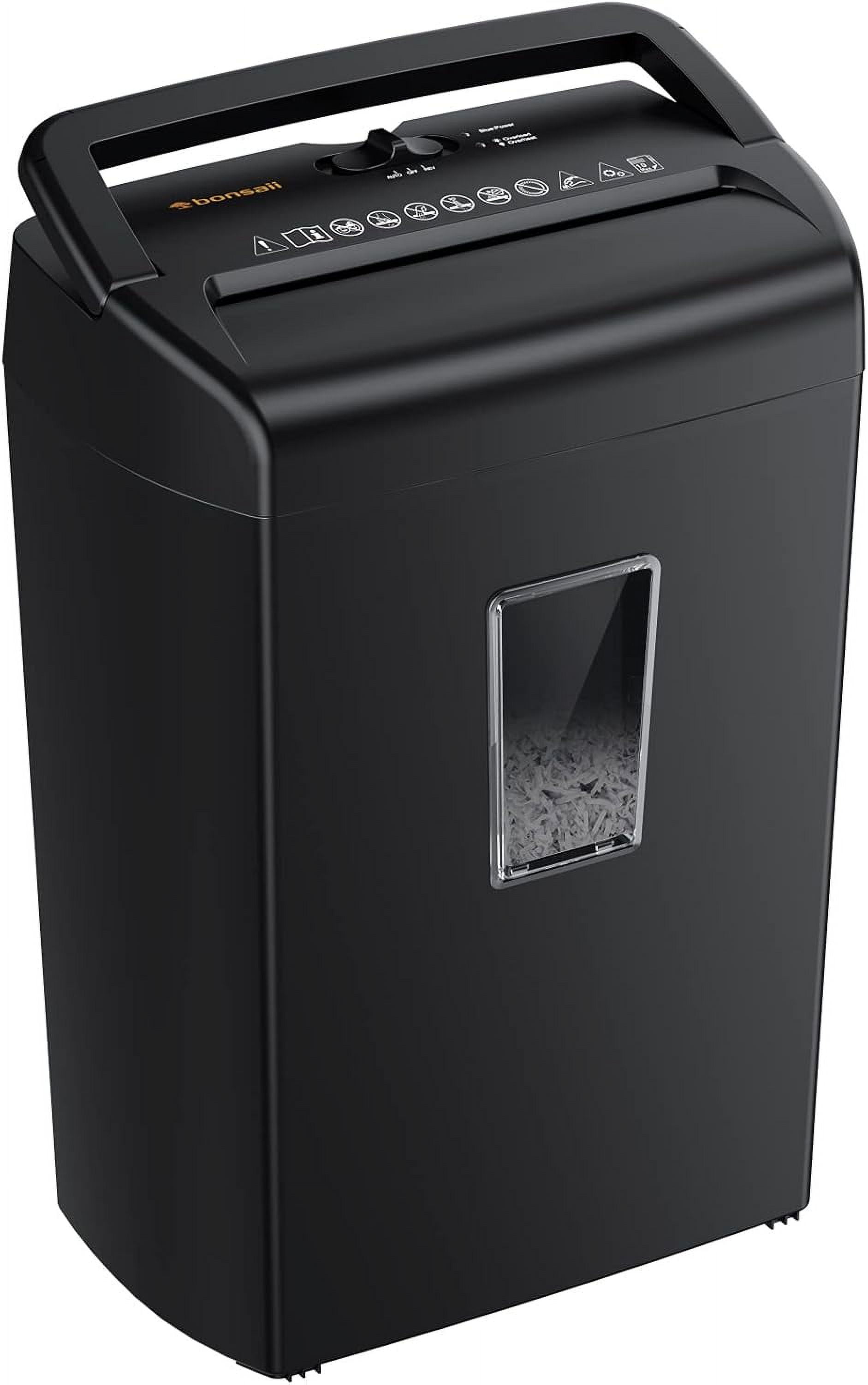 Bonsaii 24-Sheet Heavy Duty Cross-Cut Shredder with 7.9-Gallon Bin