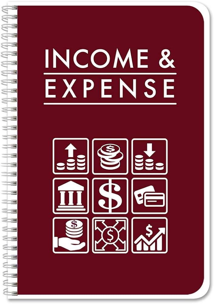 BookFactory Account Ledger Book (108 Pages)