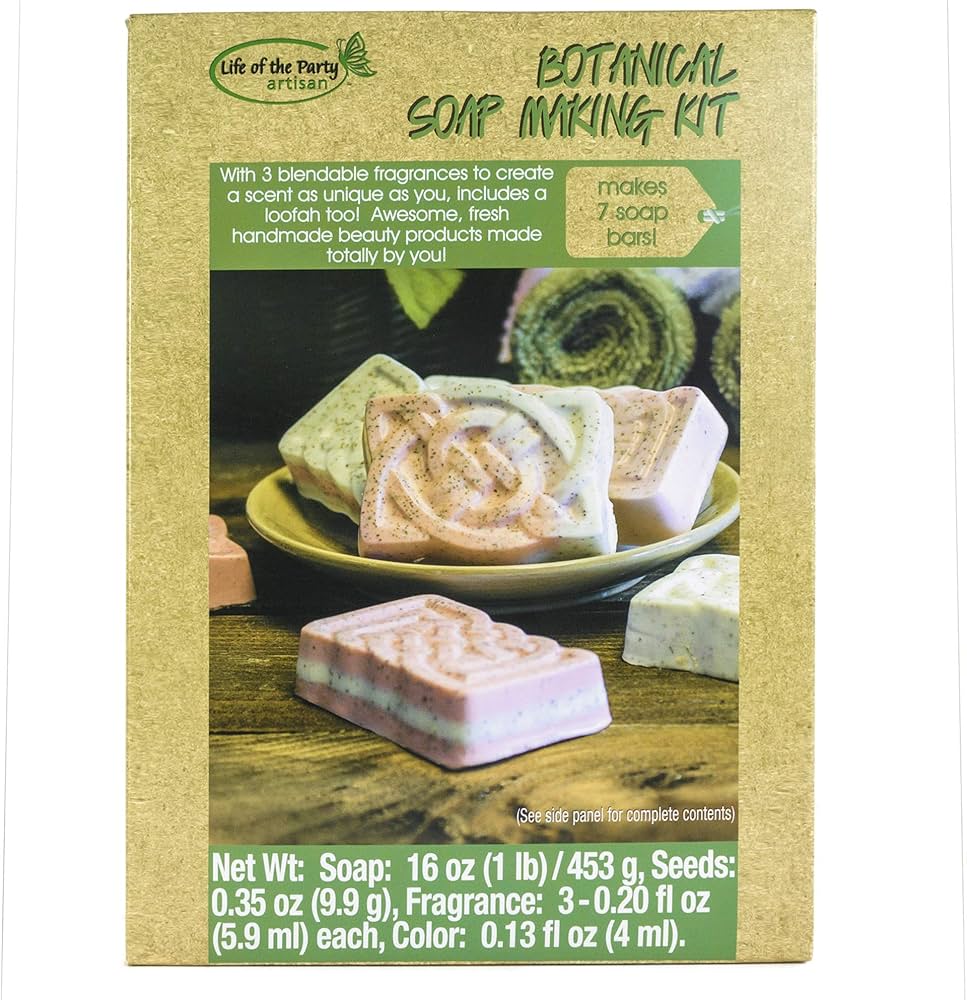 Botanical Themes Soap Making Kit Premium