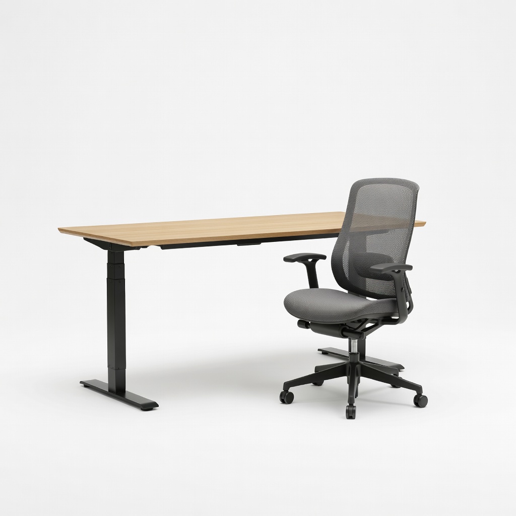 Branch Duo 42-Inch Standing Desk + Branch Verve Ergonomic Chair (2026 Edition)