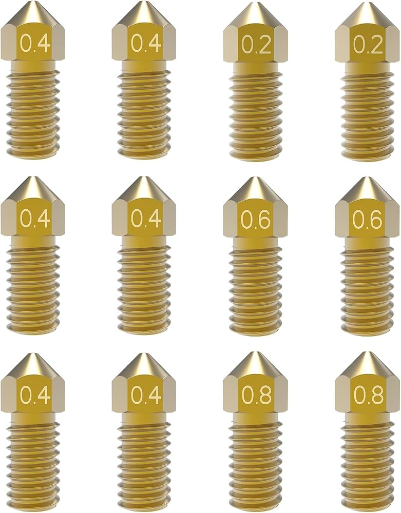 Brass Nozzle Kit (Assorted Sizes)