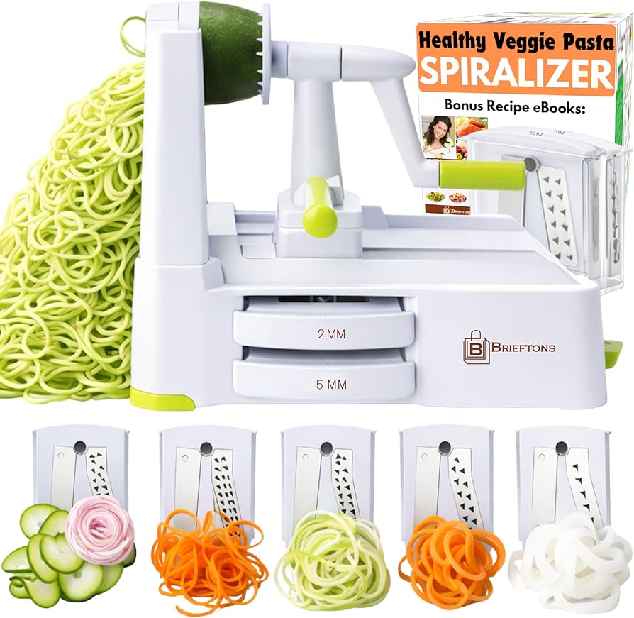 Brieftons 5-Blade Spiralizer