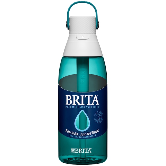 Brita Premium Filtering Water Bottle with Filter, BPA-Free, 36 oz