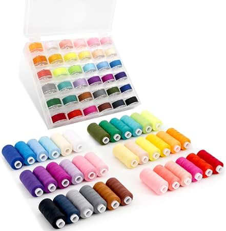 Brother Embroidery Thread Set (50 Colors)