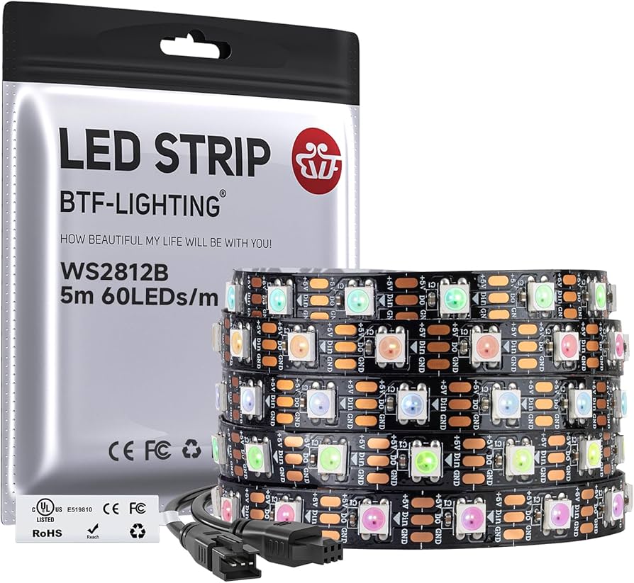BTF-Lighting WS2812B Addressable LED Strip (5M)
