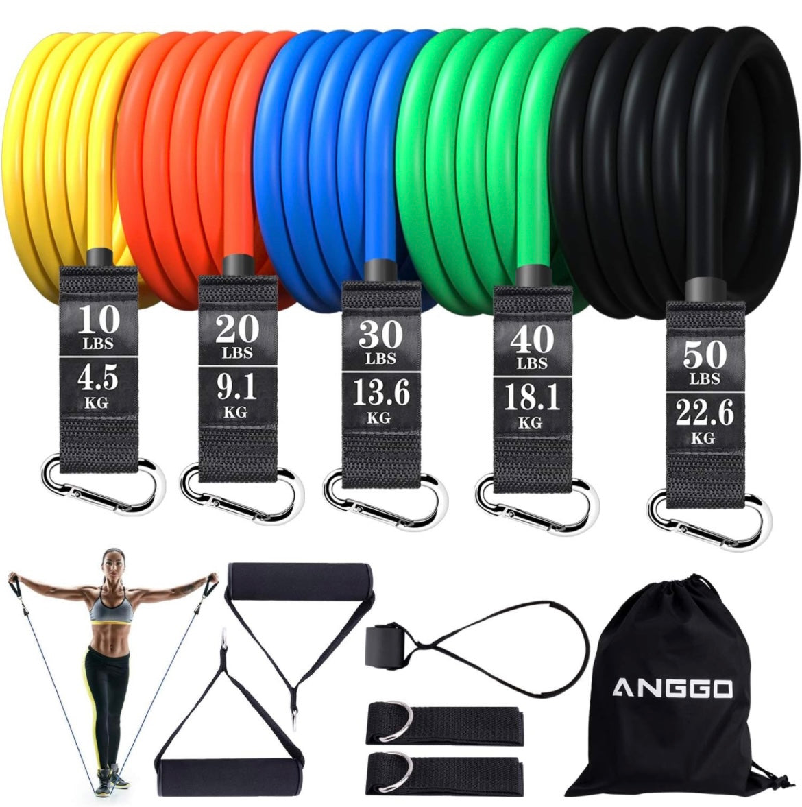 BXFULYO Resistance Bands Set Premium