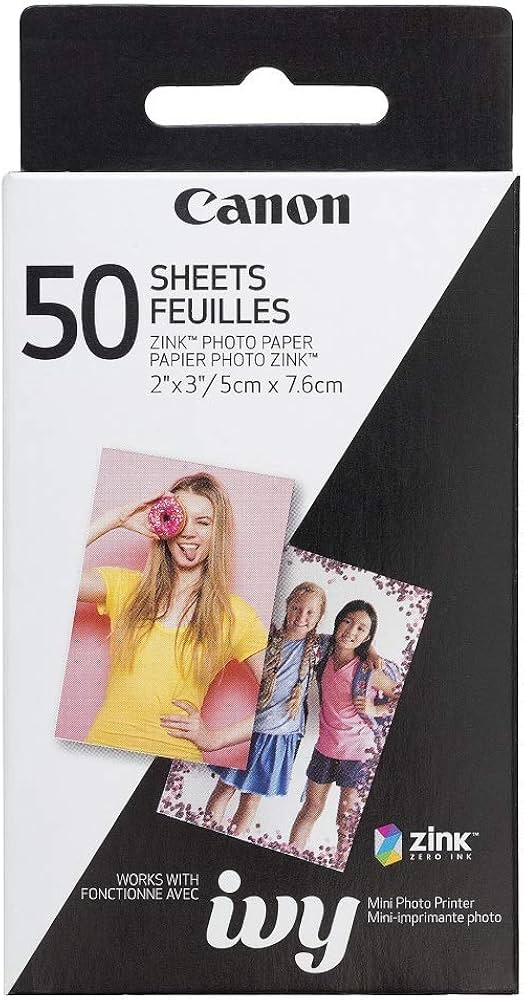 Canon ZINK Photo Paper (50 Sheets) for Canon IVY