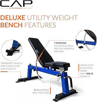 CAP Barbell Deluxe Utility Weight Bench