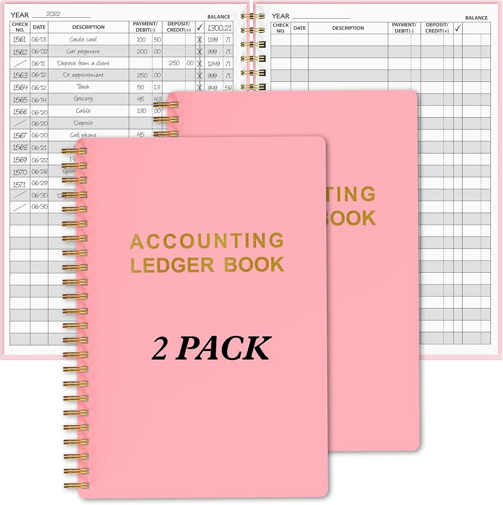 Carmela Books Accounting Ledger Book (ASIN: B07V5R5R5R)