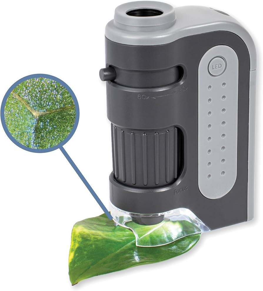 Carson MicroBrite Plus 120x LED Microscope (ASIN: B00YDNXSQK)