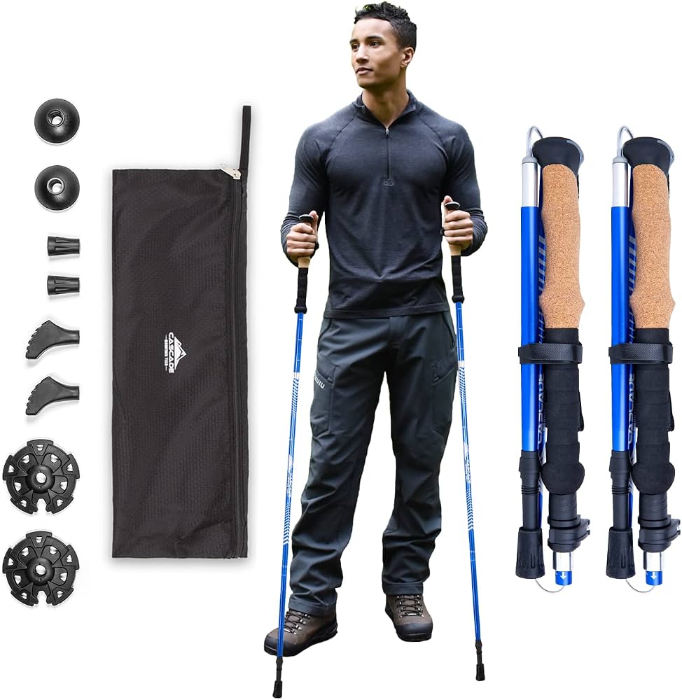 Cascade Mountain Tech Trekking Poles (Aluminum)
