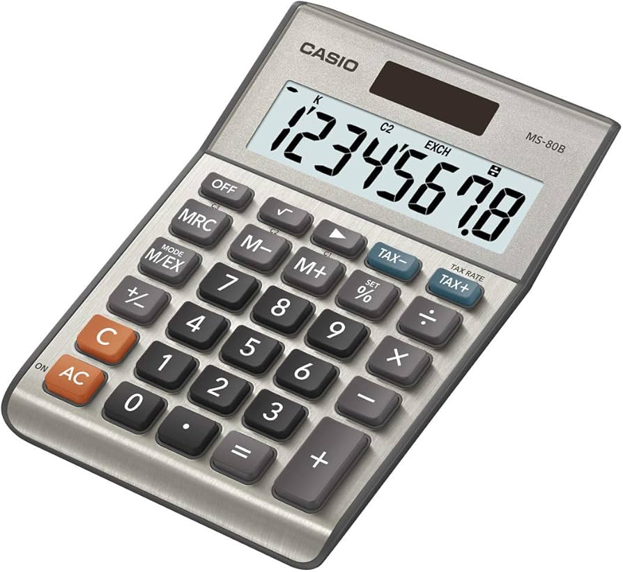 Casio MS-80B Standard Function Calculator
