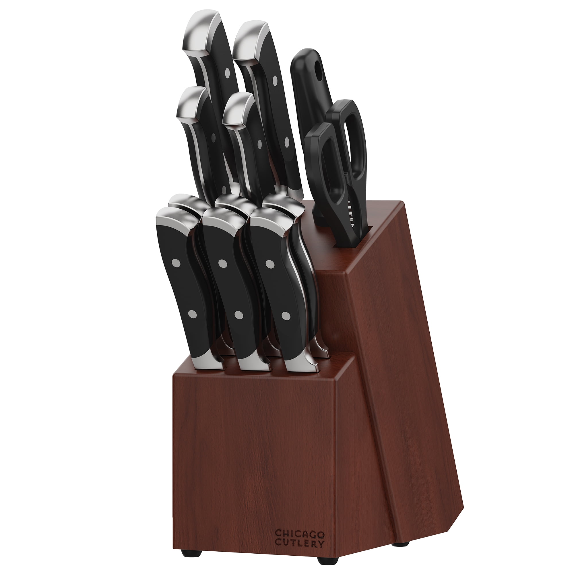 Chicago Cutlery 15-Piece Wood Block Knife Set