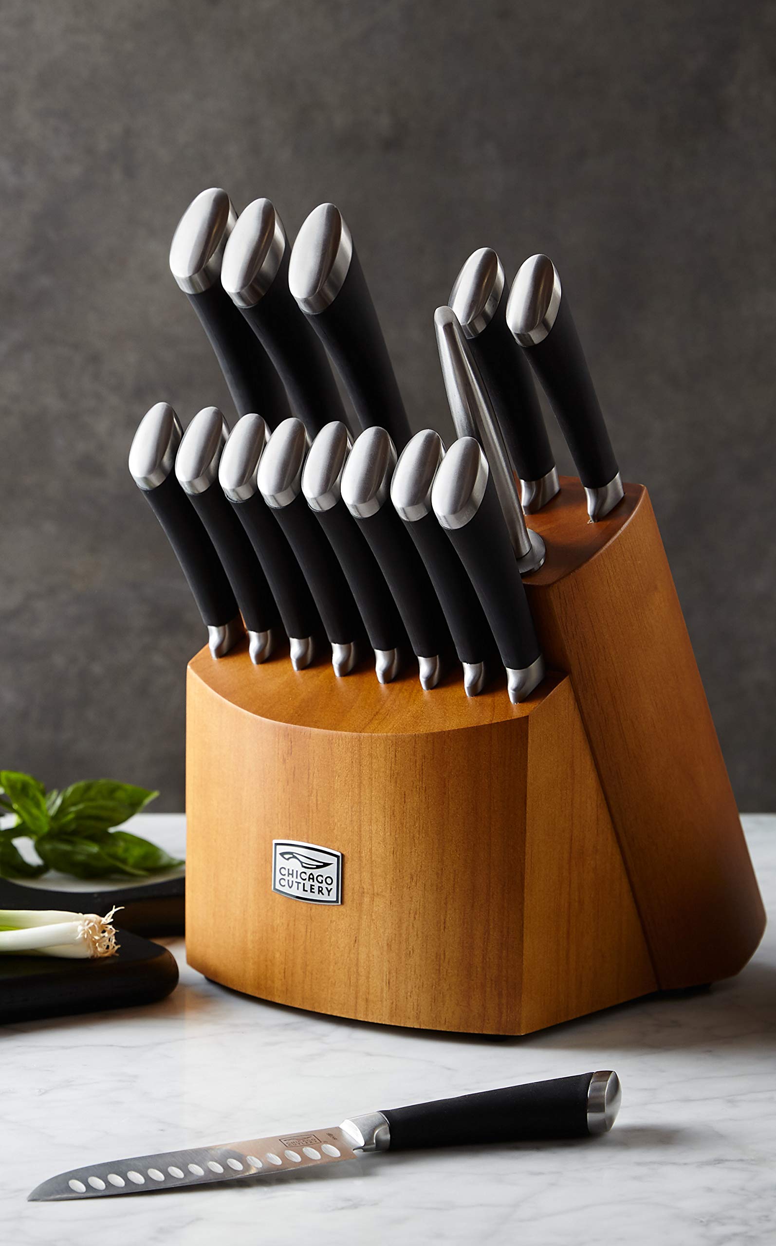 Chicago Cutlery Fusion 17-Piece Knife Block Set
