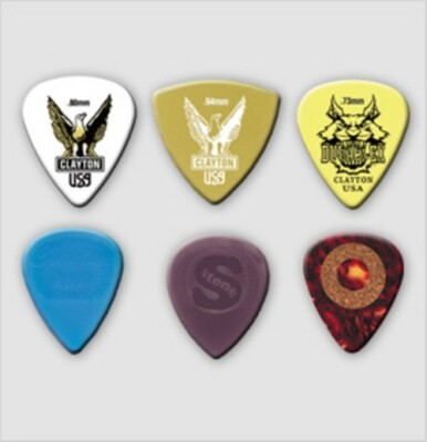 Clayton Acetal Guitar Picks (Variety Pack)